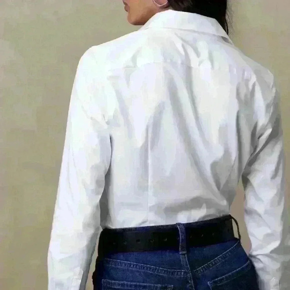 Banana republic black button up - Picture 3 of 3